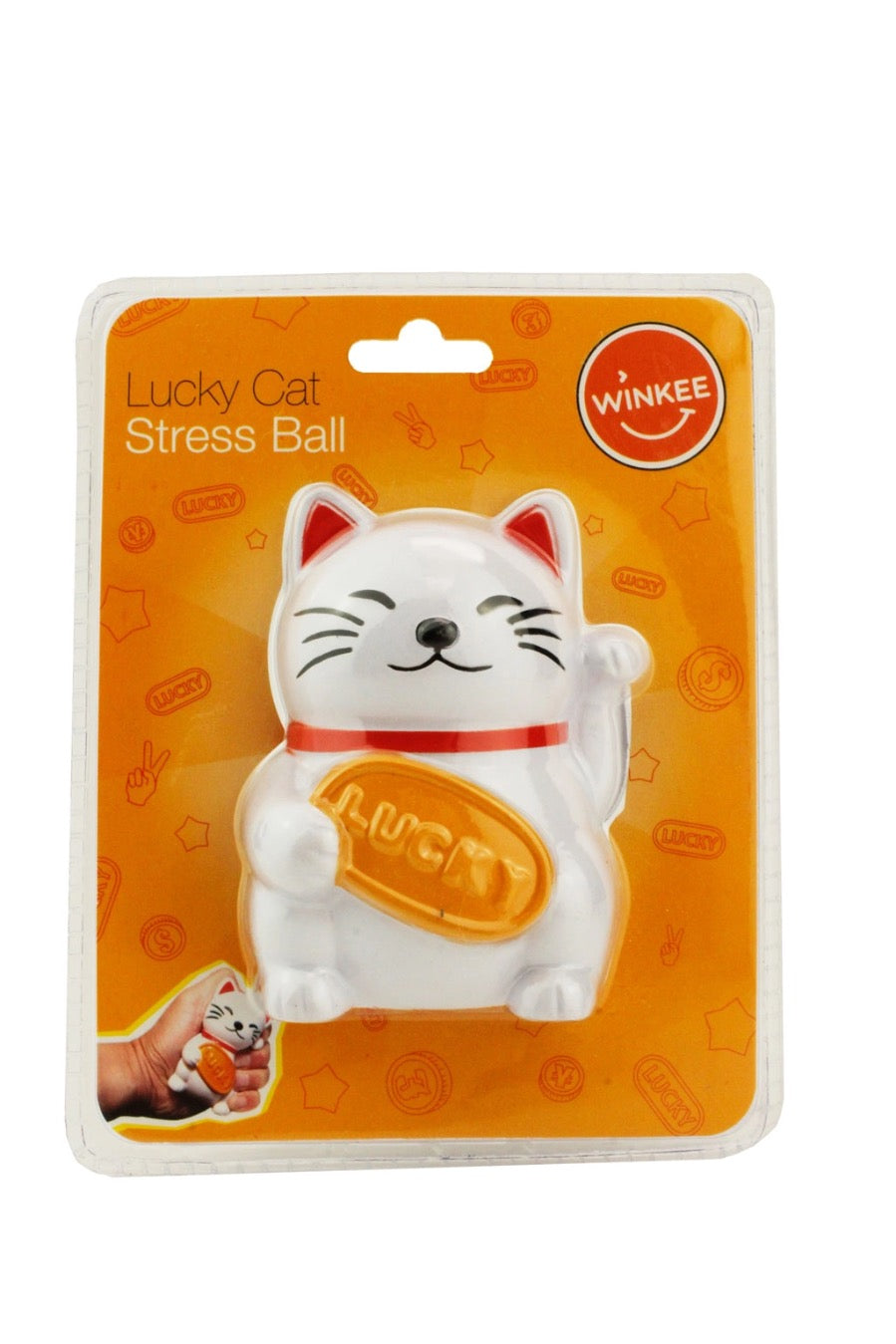 Winkee Lucky Cat Stress Ball