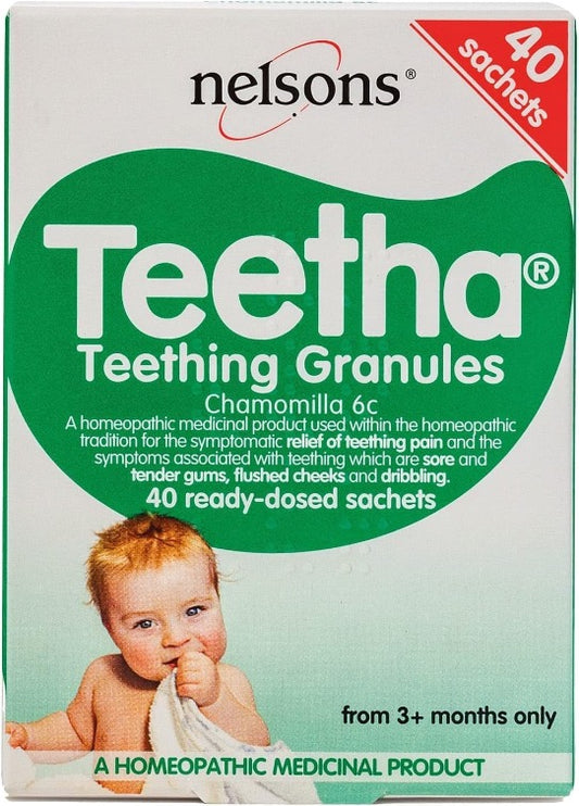 Nelsons Teetha Teething Granules (40 sachets)