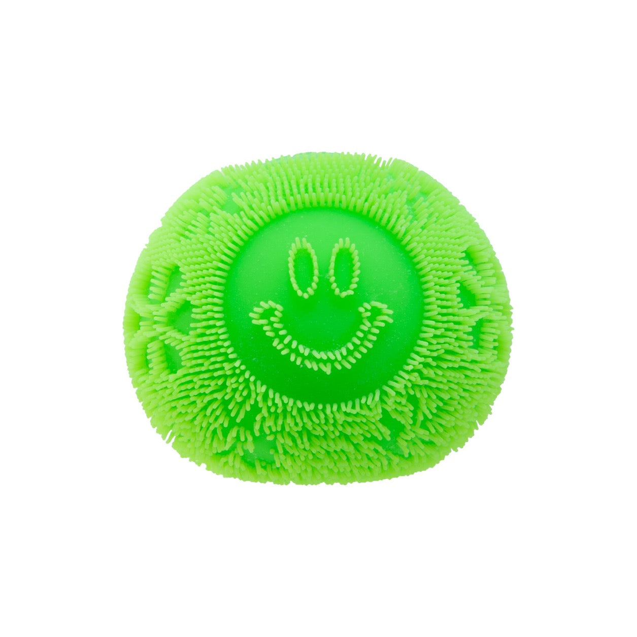 Fuzz Ball Flowers Smiley Squishy Toy