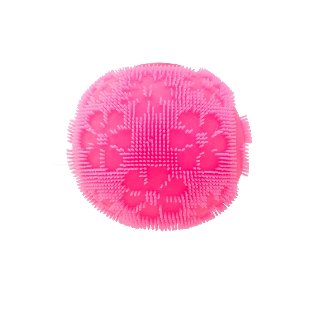 Fuzz Ball Flowers Smiley Squishy Toy