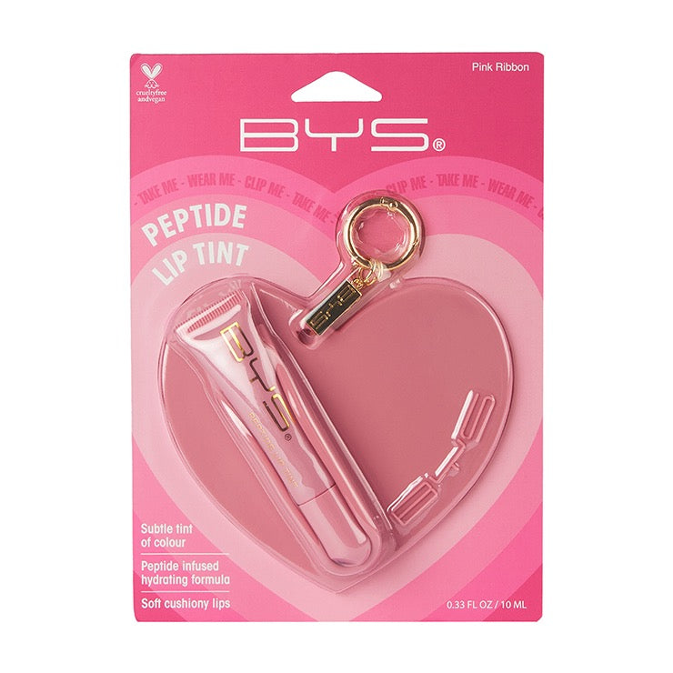 BYS Peptide Lip Tint With Heart Bag Charm