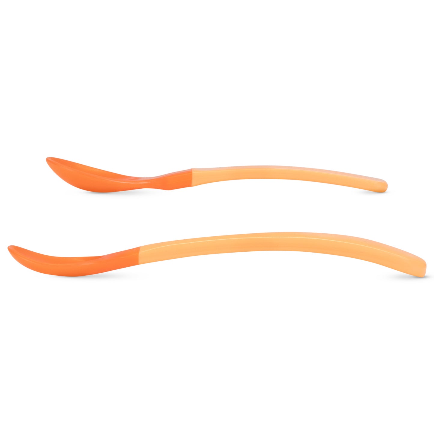 Baboo Thermo Sensitive Spoons (2 pcs), Peachy Keen
