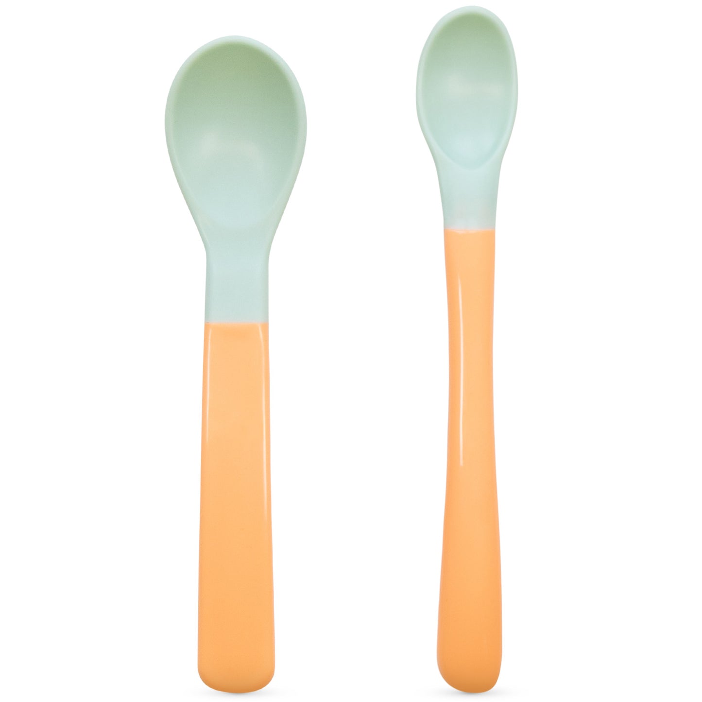 Baboo Soft Spoons (2 pcs), Peachy Keen