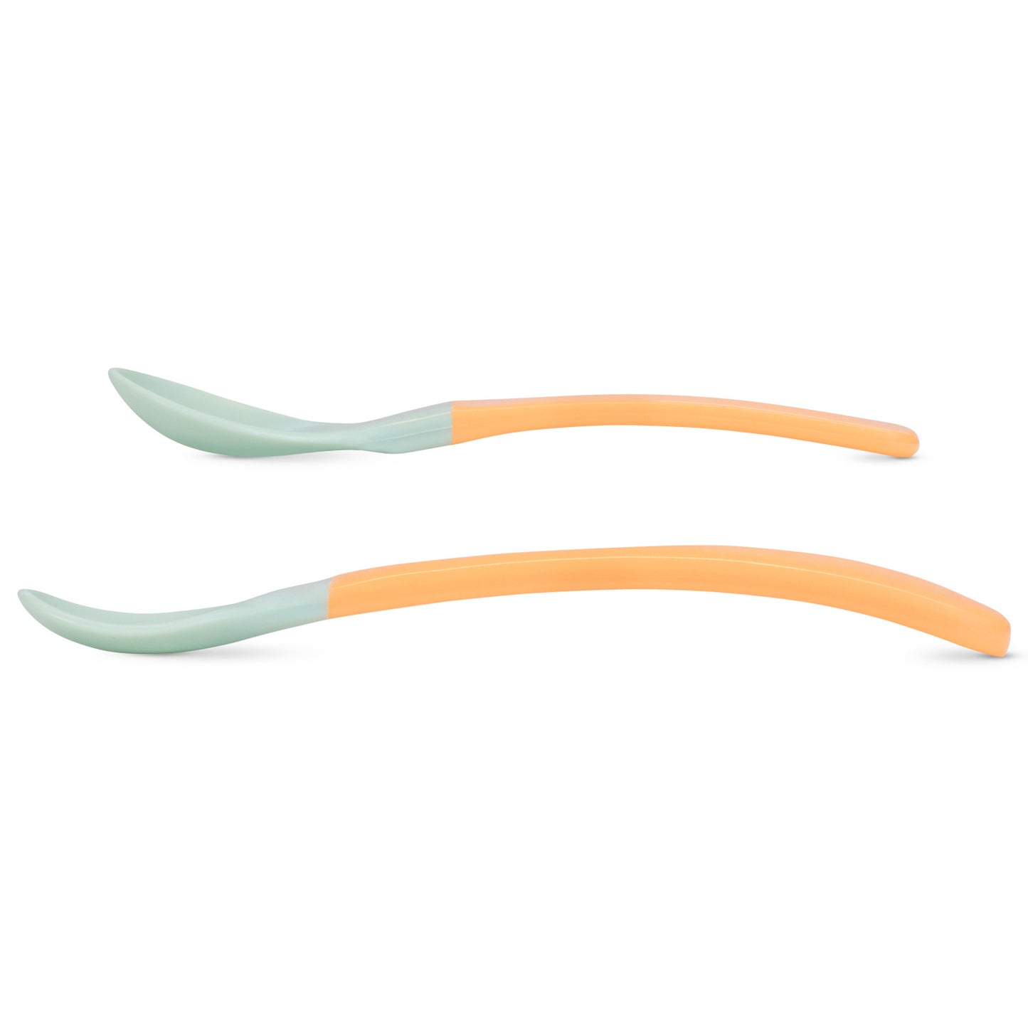 Baboo Soft Spoons (2 pcs), Peachy Keen