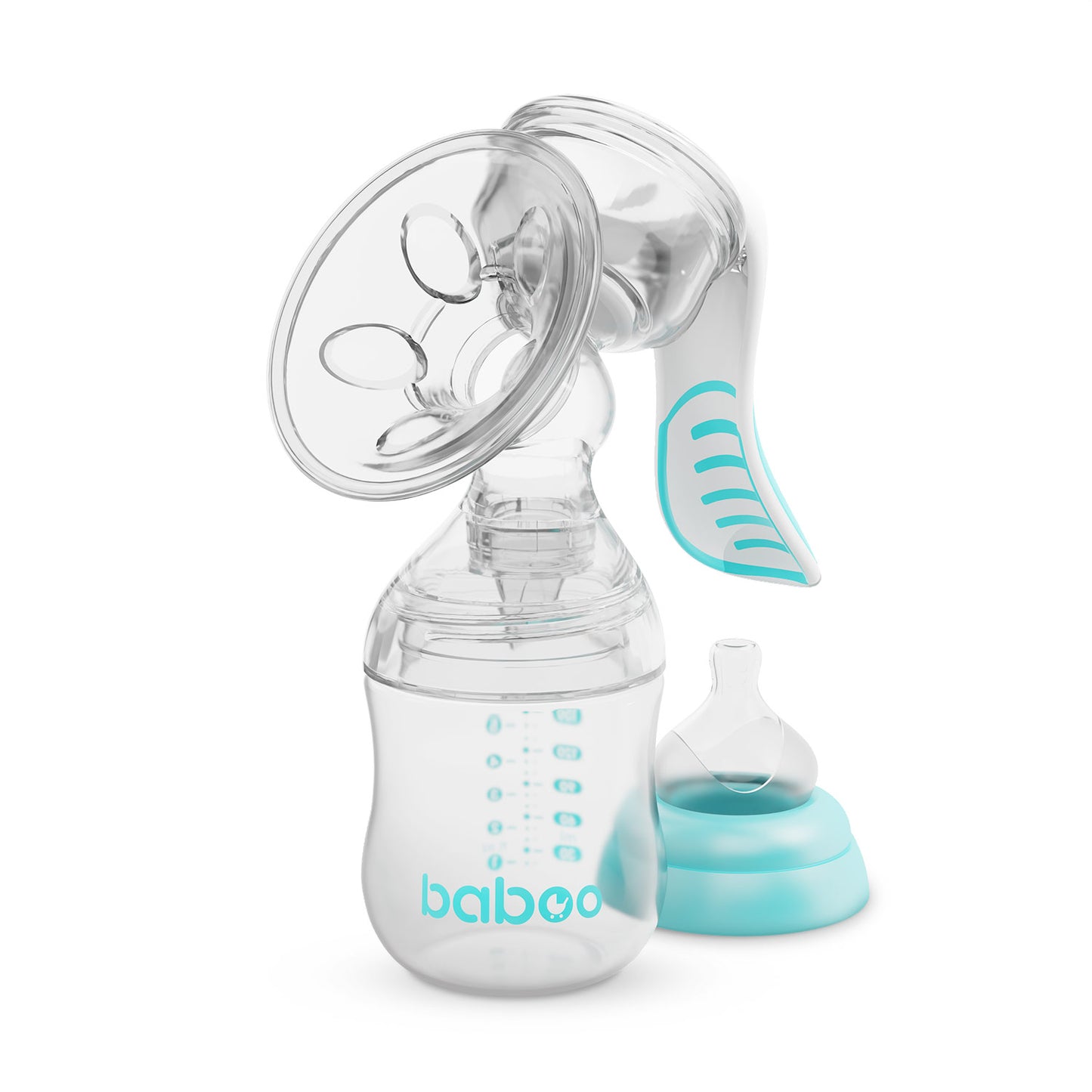 Baboo Manual Breast Pump with 4-Level Suction Strength
