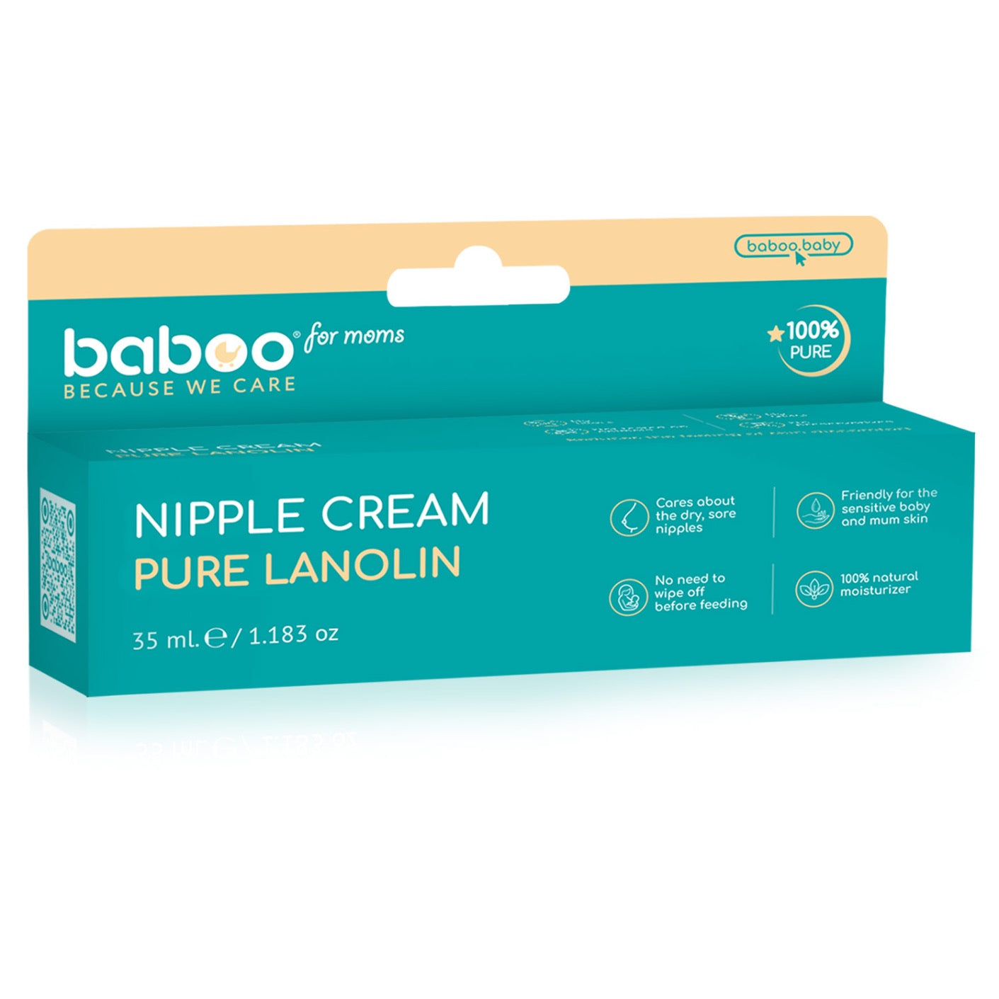 Baboo Pure Lanolin Nipple Cream (35 ml)