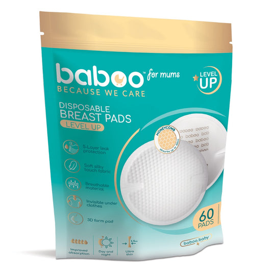 Baboo Disposable Nursing Breast Pads (60 pcs)