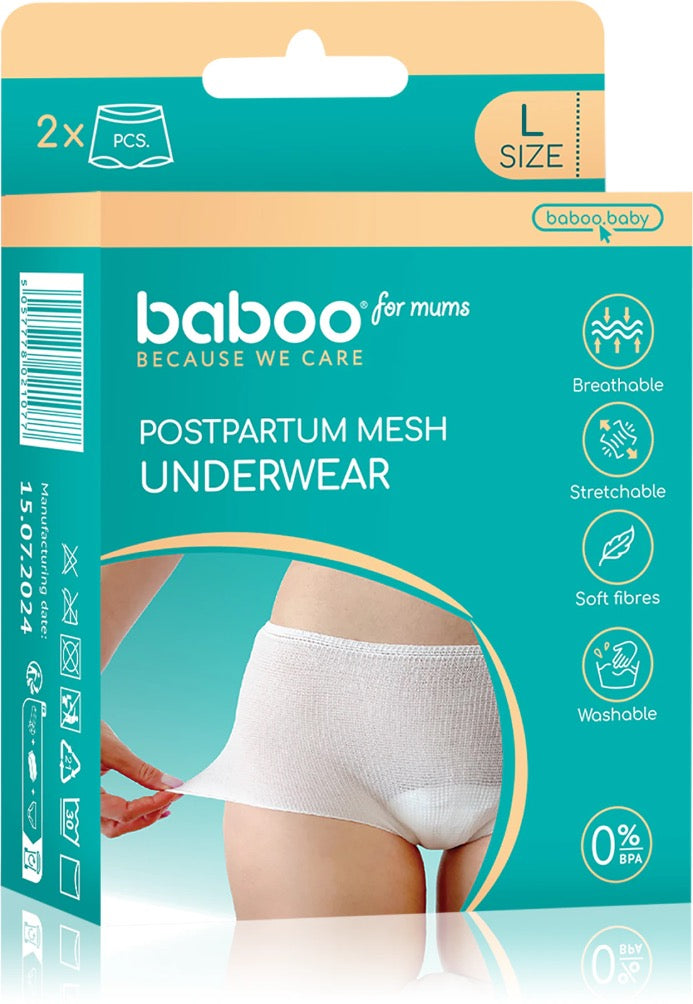 Baboo Postpartum Mesh Underwear (2 pcs)