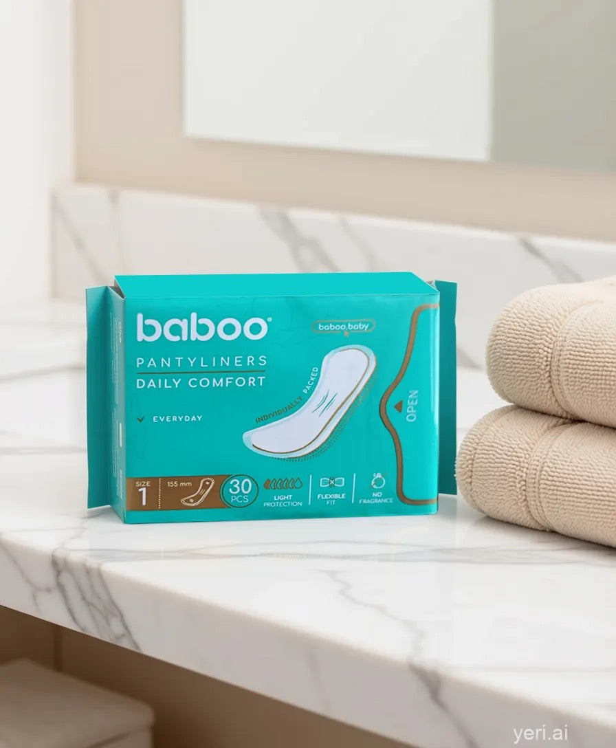 Baboo Daily Comfort Pantyliners (30pcs)