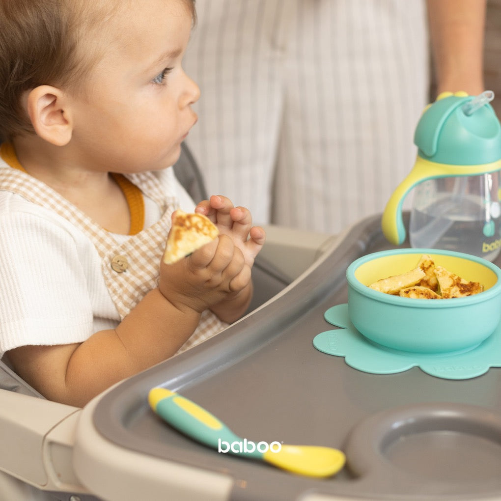 Baboo Cup with Silicone Straw – 9m+, Lagoon Fiesta (260ml)