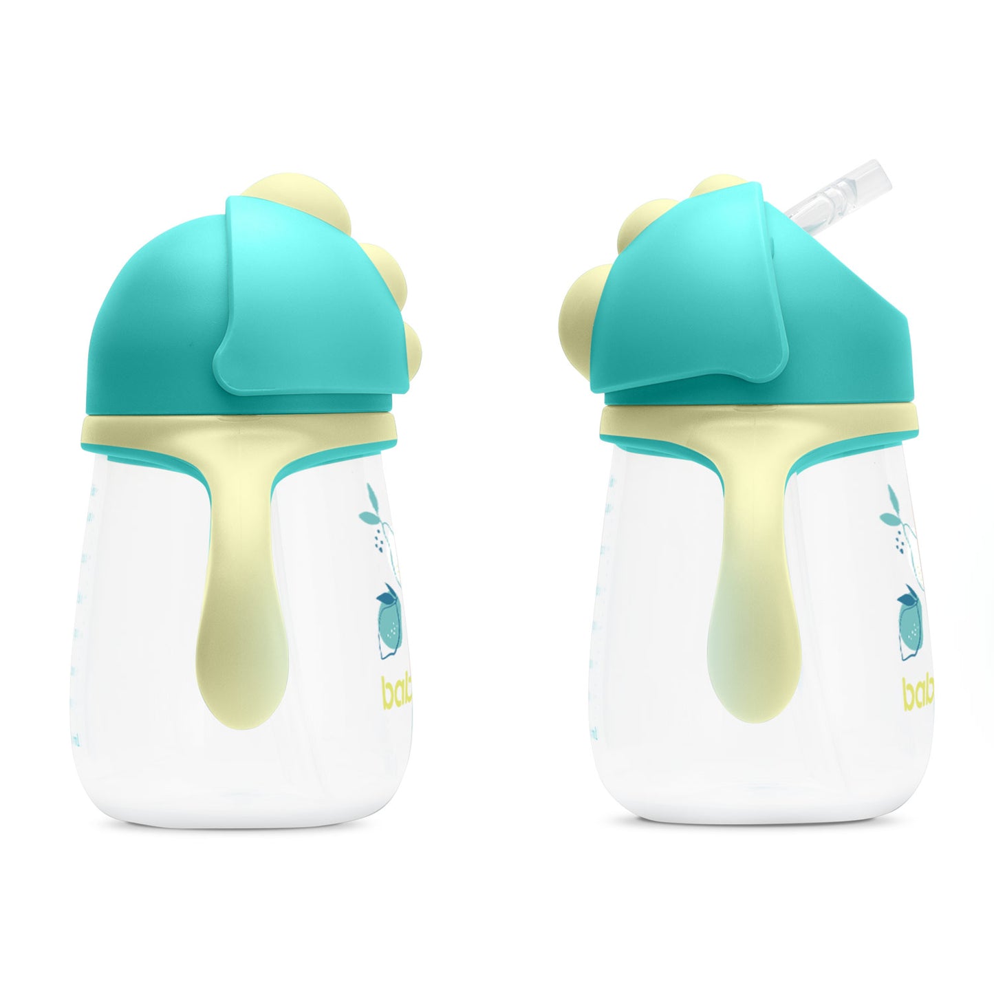 Baboo Cup with Silicone Straw – 9m+, Lagoon Fiesta (260ml)