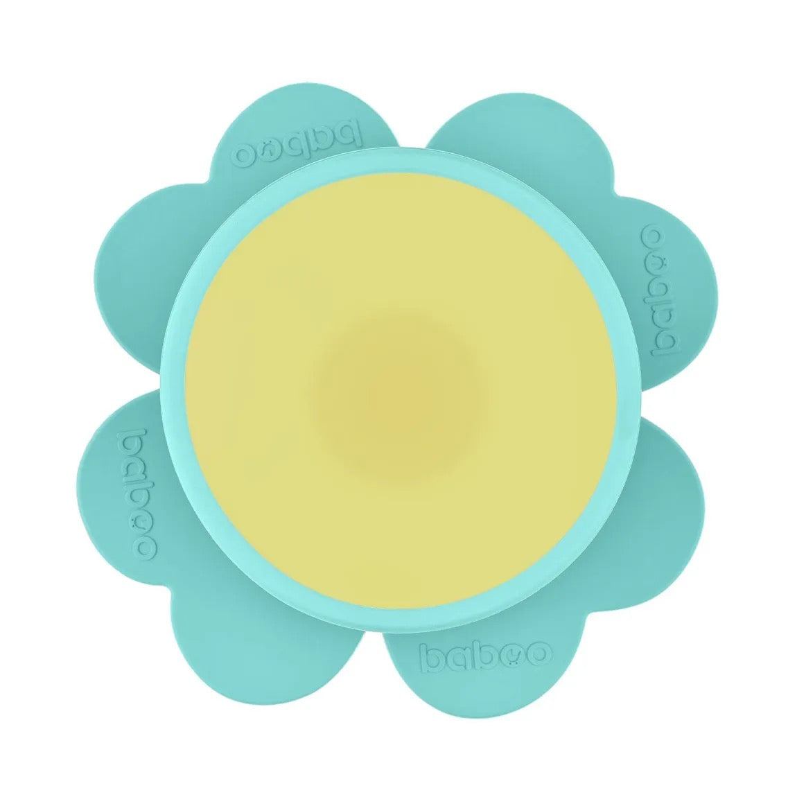 Baboo Silicone Bowl with Suction Base, Lagoon Fiesta