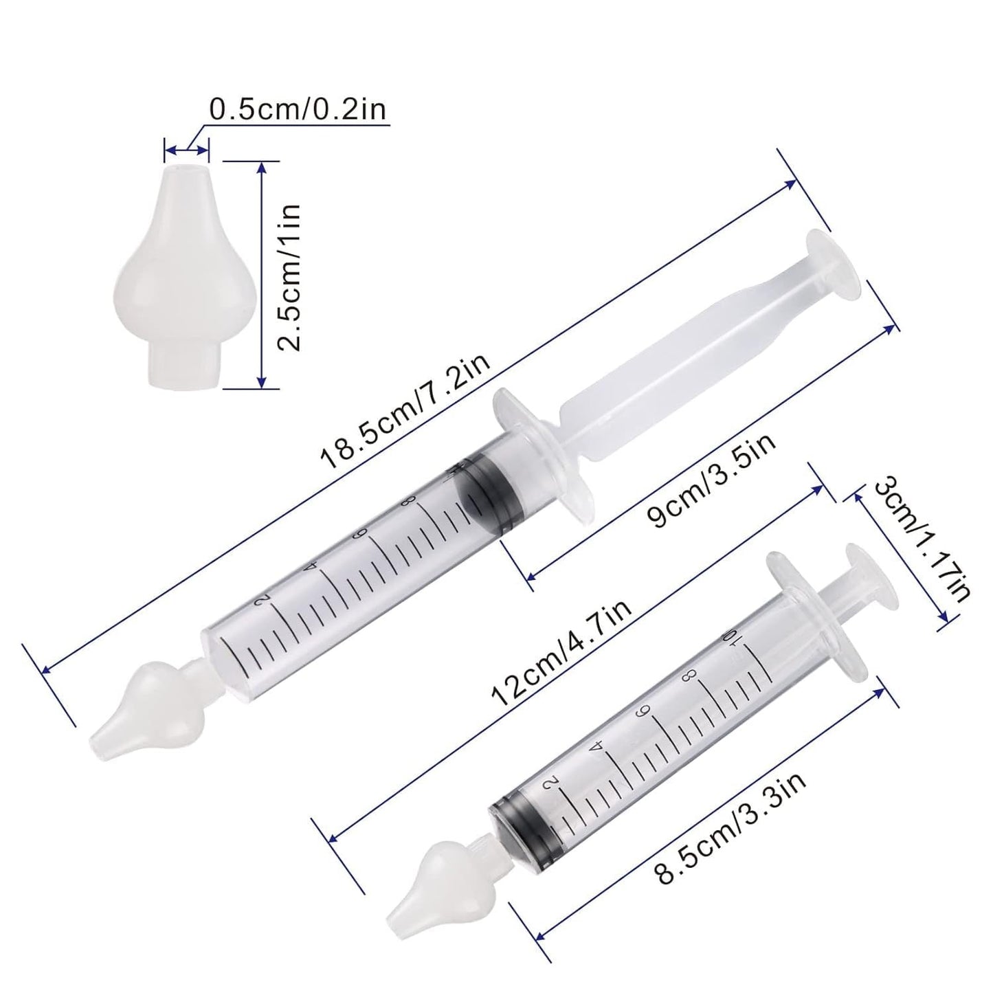 Baby Age Nose Cleaner Syringe Irrigator (2-Pack)