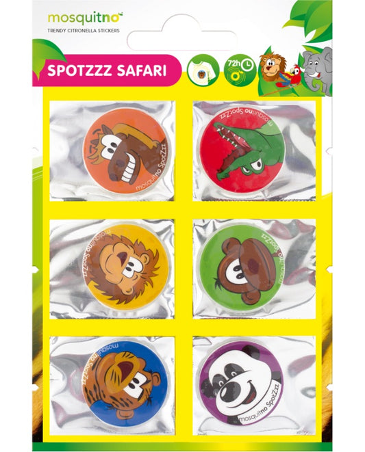 MosquitNo Insect Repellent SpotZzz Stickers Safari (6 stickers)