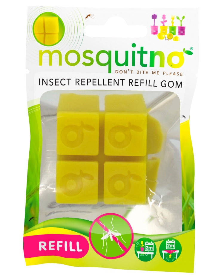 MosquitNo Insect Repellent Refill Gom (4-pack)