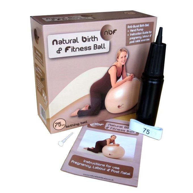 NBF Natural Birth and Fitness Birthing Ball & Pump (65cm)