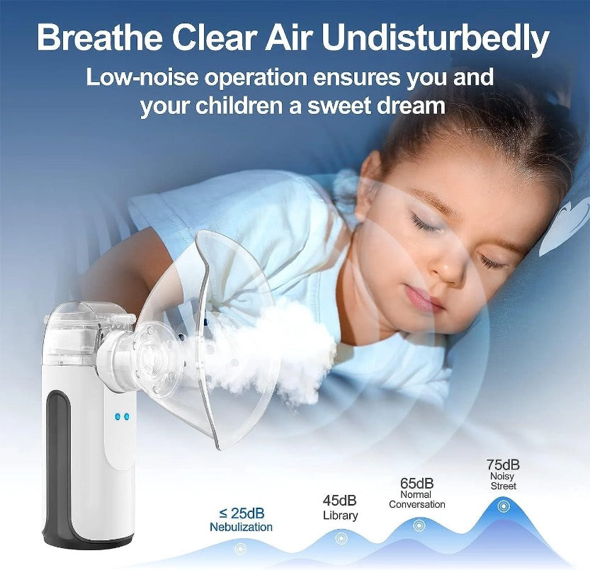 MY-132 Compact Portable Nebulizer with Rechargeable Lithium Battery