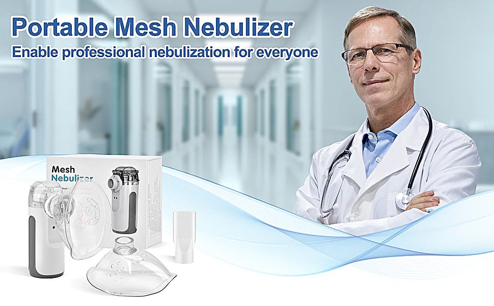 MY-132 Compact Portable Nebulizer with Rechargeable Lithium Battery