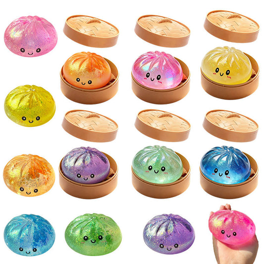 Mystery Squishy Dumpling - Glitter (Box of 12)