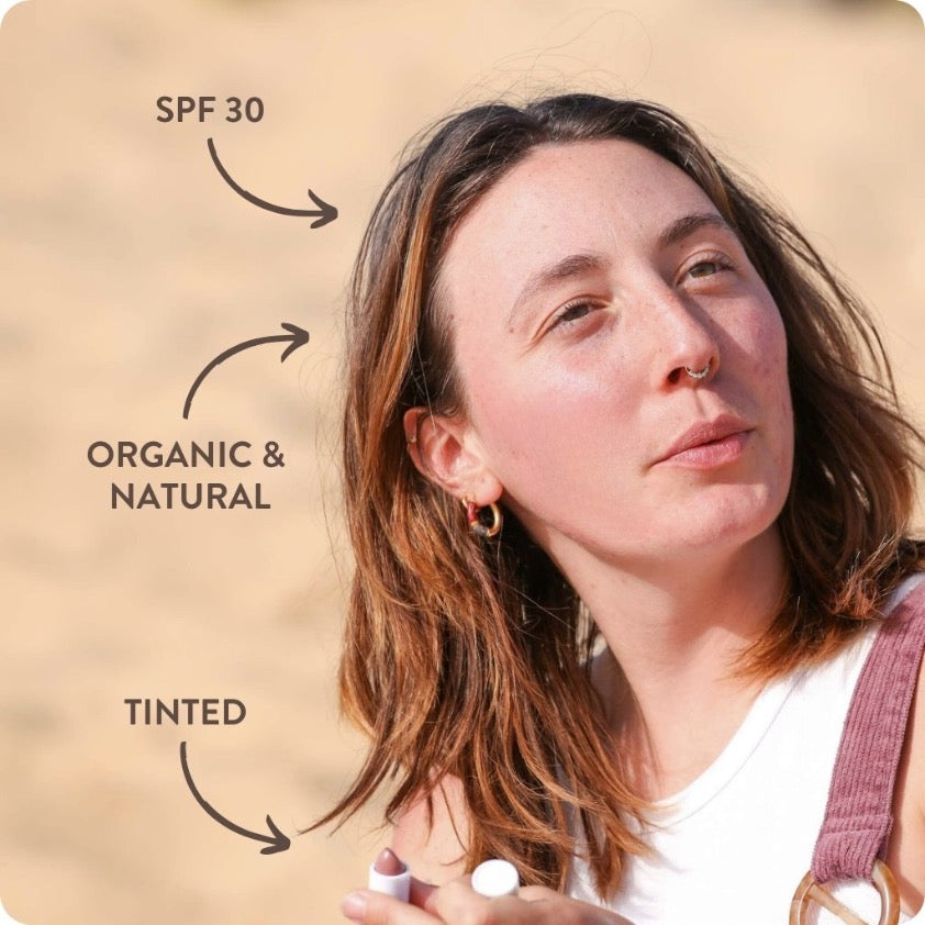 Suntribe Organic Mineral Tinted Lip Balm SPF 30 (5g)