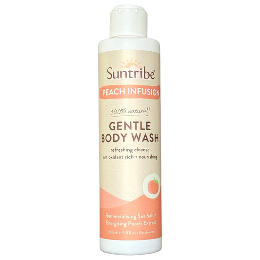 Suntribe Natural Gentle Body Wash Peach Infusion (200ml)