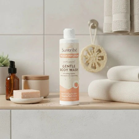 Suntribe Natural Gentle Body Wash Peach Infusion (200ml)