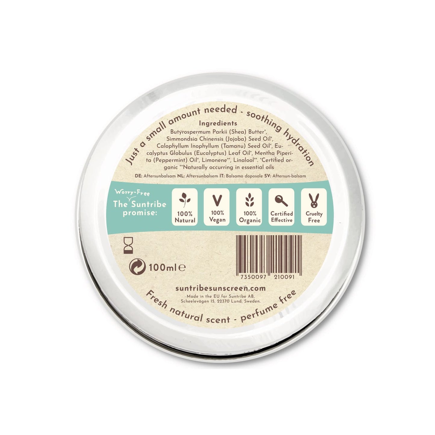 Suntribe Organic After Sun Balm Eucalyptus & Jojoba (100ml)
