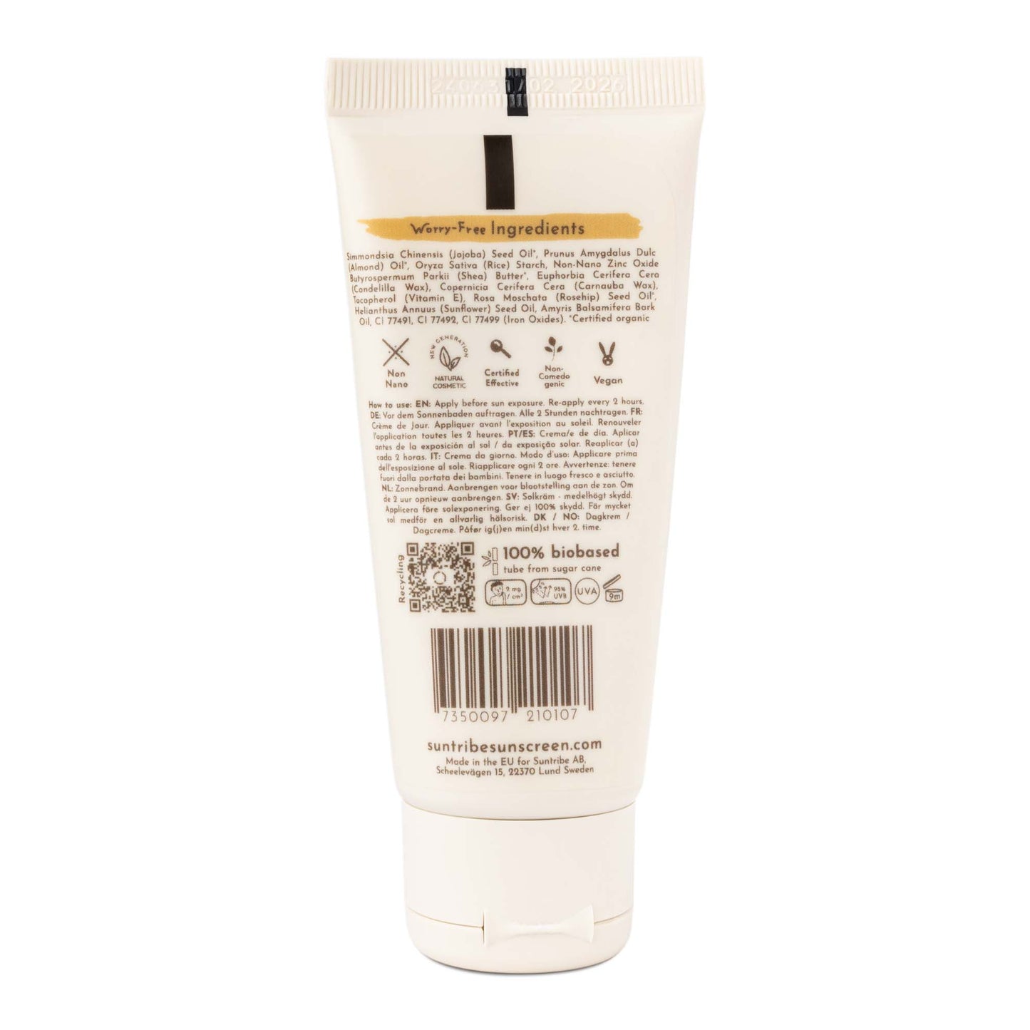 Suntribe Organic Mineral Day Cream SPF 20 (50ml)