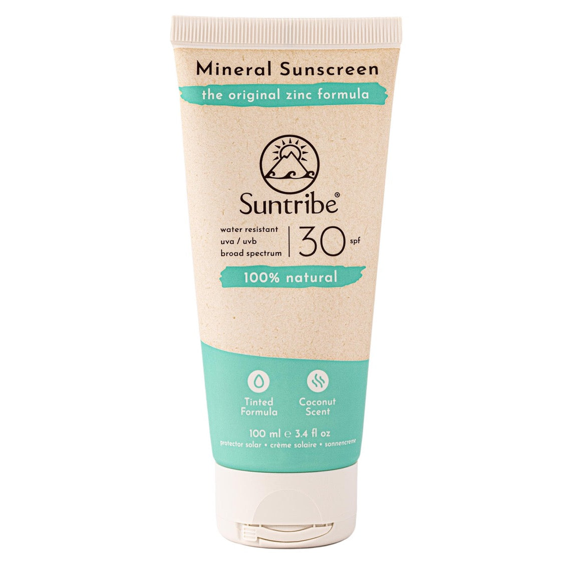 Suntribe Organic Mineral Sunscreen SPF 30 (100ml)