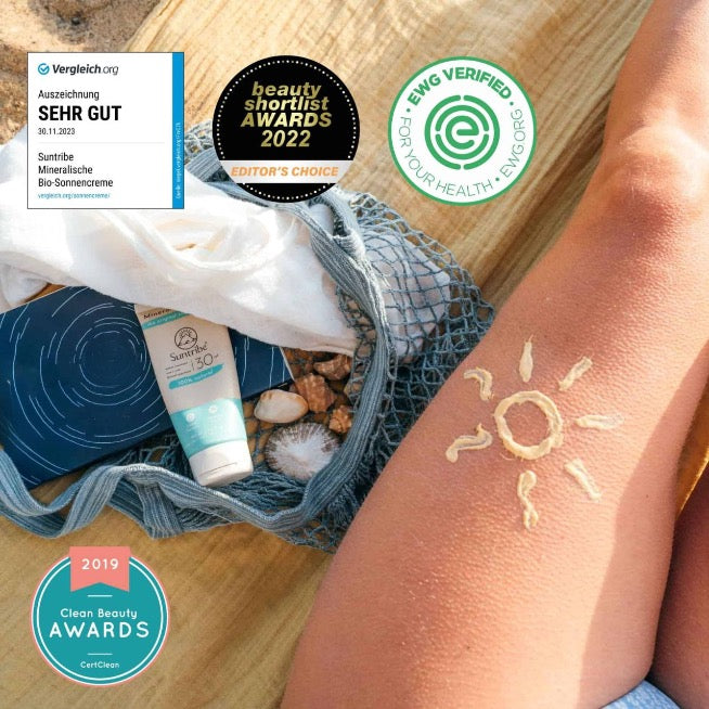 Suntribe Organic Mineral Sunscreen SPF 30 (100ml)