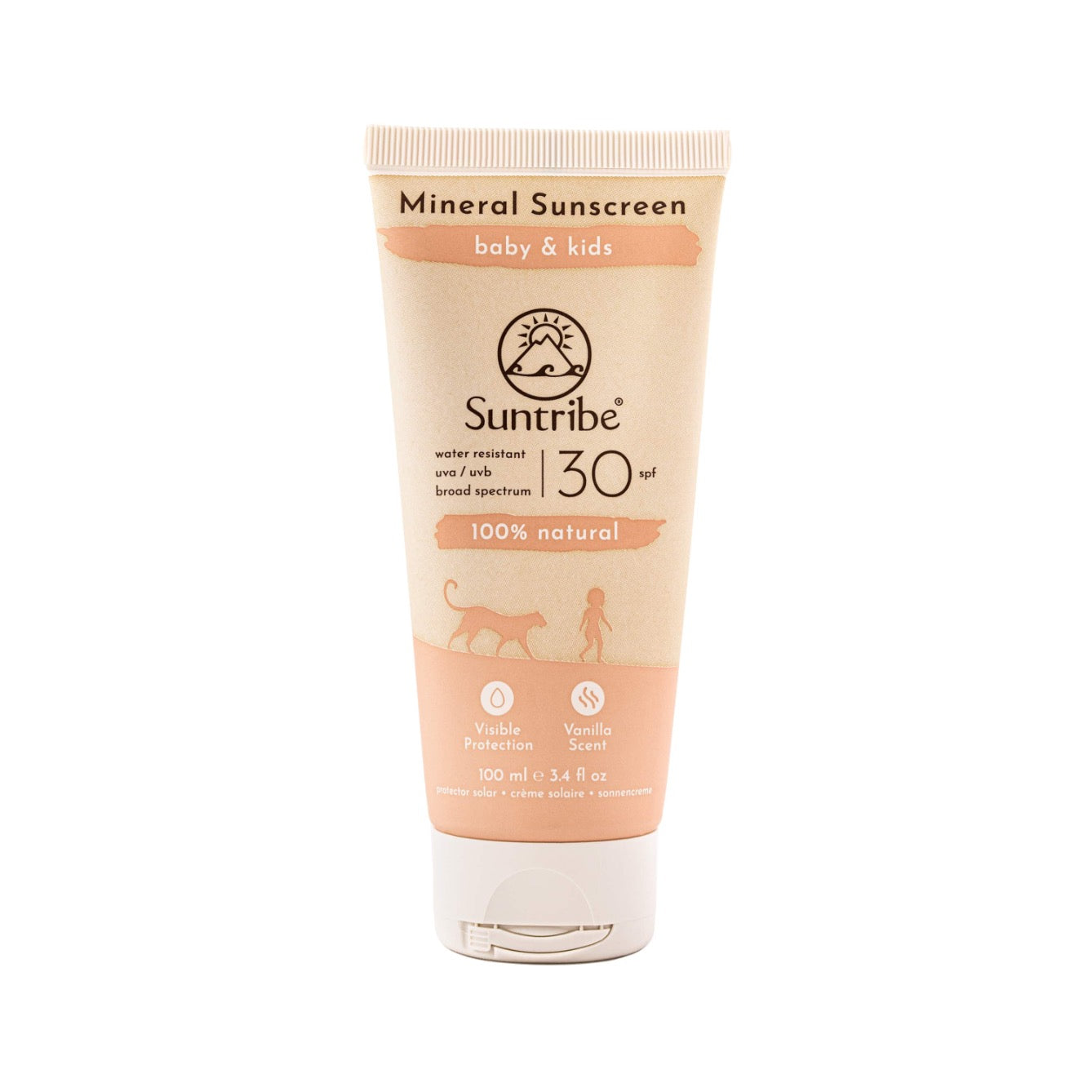 Suntribe Baby & Kids Organic Mineral Sunscreen SPF 30 (100ml)