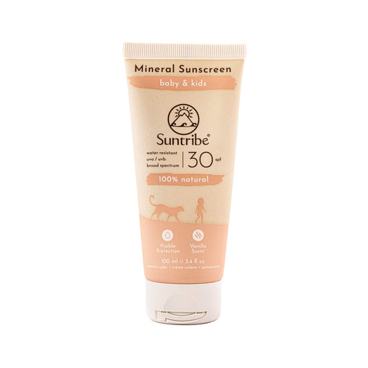 Suntribe Baby & Kids Organic Mineral Sunscreen SPF 30 (100ml)