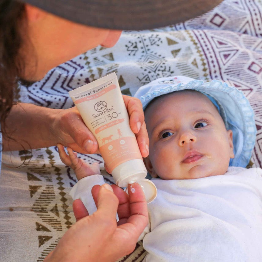 Suntribe Baby & Kids Organic Mineral Sunscreen SPF 30 (100ml)