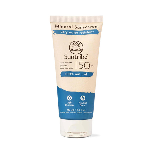 Suntribe Active Organic Mineral Sunscreen SPF 50 (100ml)