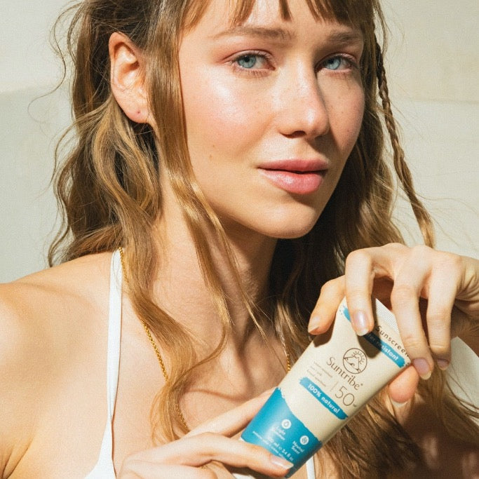 Suntribe Active Organic Mineral Sunscreen SPF 50 (100ml)