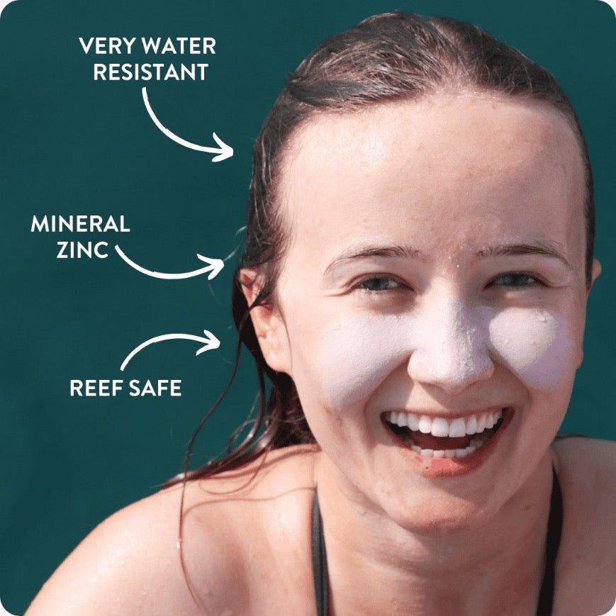 Suntribe Organic Mineral Face & Sport Zinc Sunscreen SPF 50 (45g)