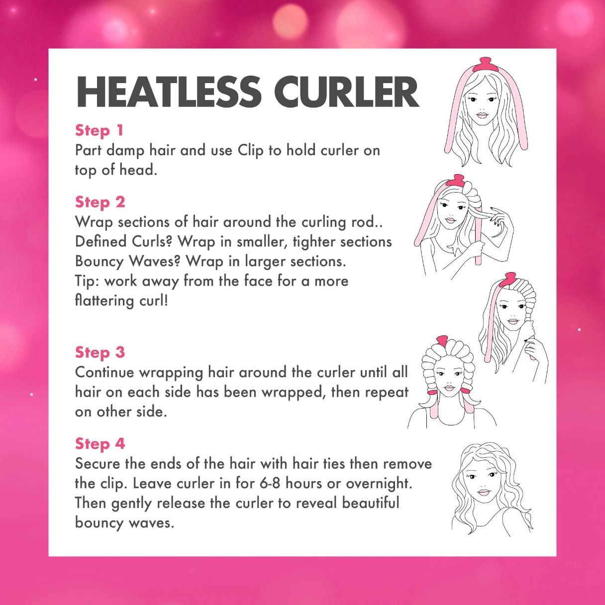 Umberto Giannini Heatless Curls Kit