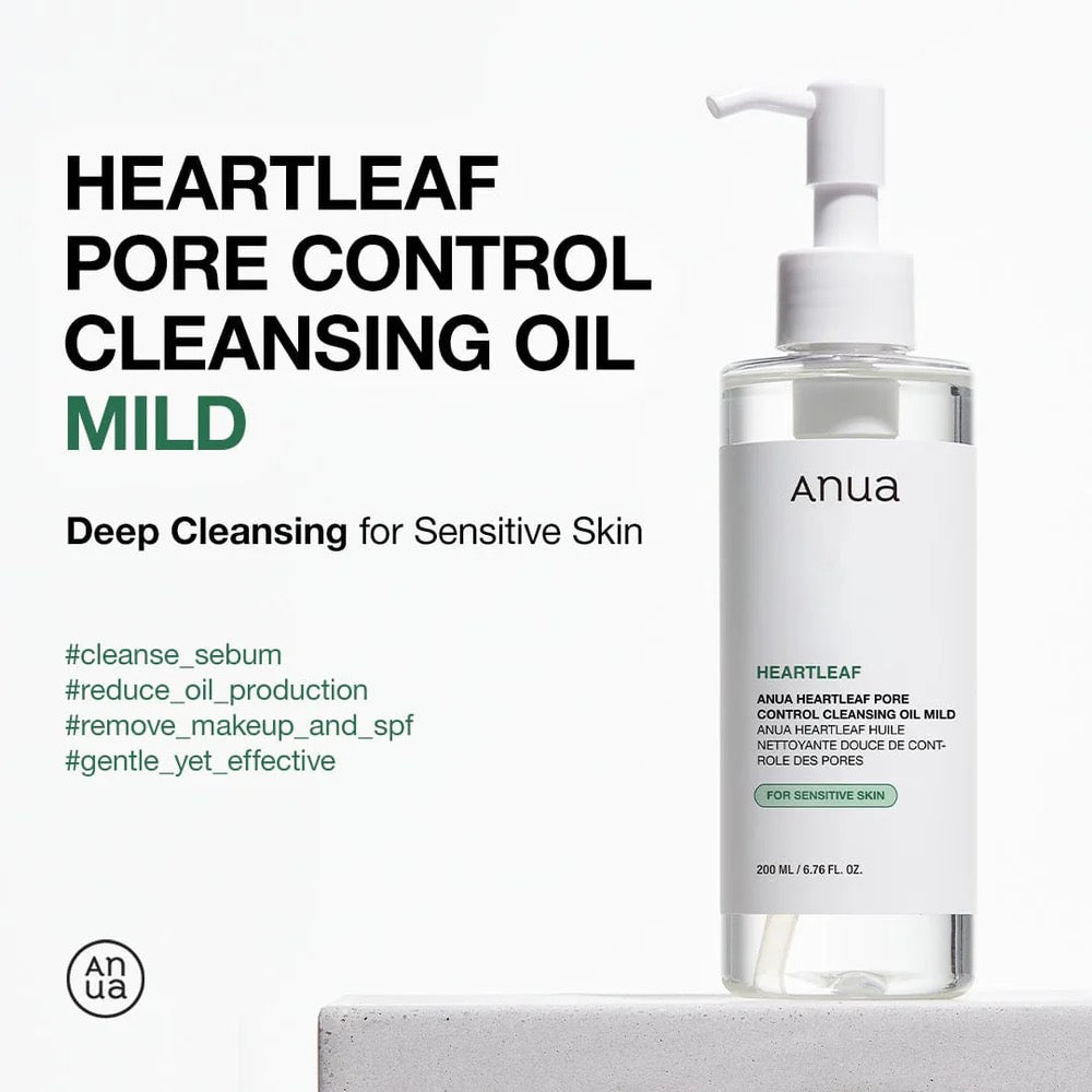 Anua Heartleaf Pore Control Cleansing Oil Mild (200ml)